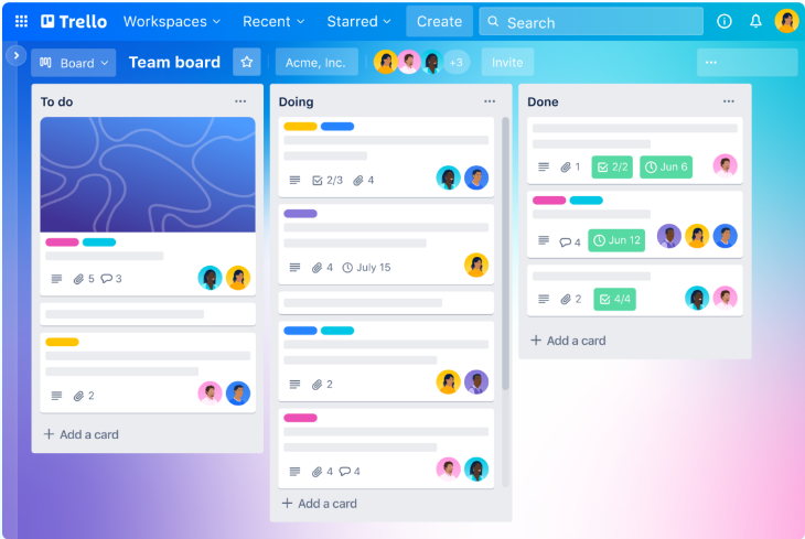 Top 21 Best Project Management Software: An Overview - Trello