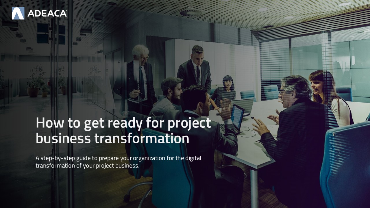 Prepare for project business transformation